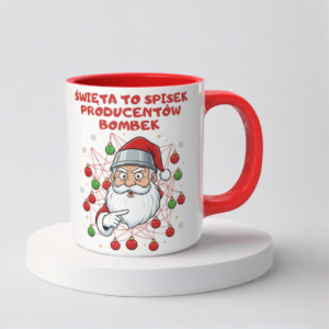 Świąteczny Kubek na Święta - Święta to spisek producentów bombek